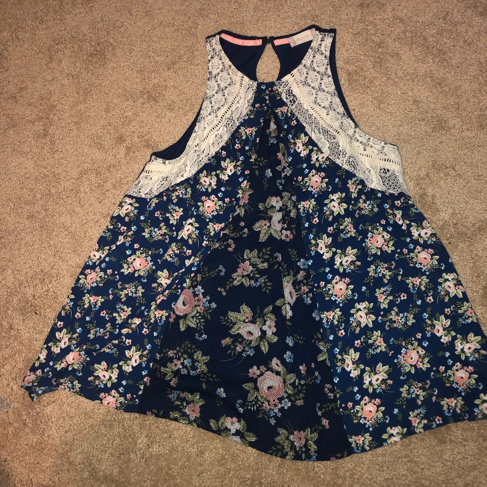 Floral Sleeveless Top